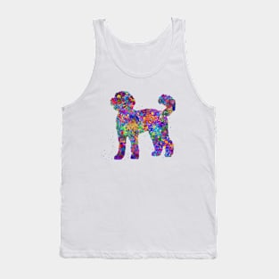 Labradoodle dog watercolor Tank Top